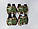 Наколінники та налокітники тактичні з ударостійкого пластику КВ-630 комплект, фото 3