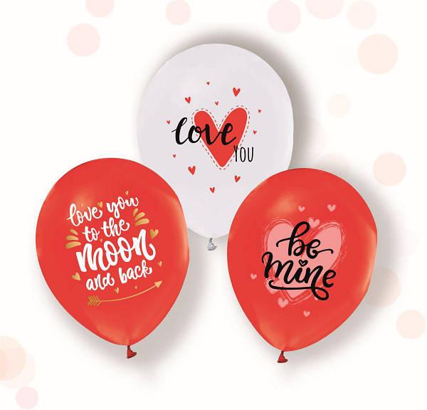 Повітряні кульки з написами Be Mine | Поштучно
