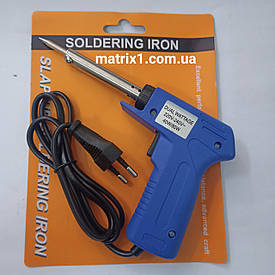 Паяльник-пістолет з регулюванням потужності 40-80 Вт, керамічний нагрівач 220 В