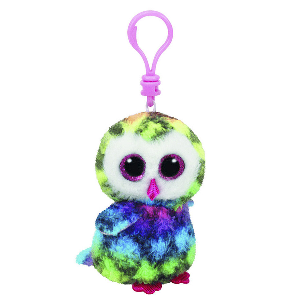 Дитяча м'яка іграшка TY Beanie Boo's Різнобарвна сова OWEN 12 см 35025, фото 1