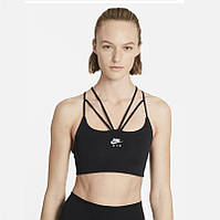 Топ женский NIKE W INDY AIR STRAPPY BRA CZ4490-010 (черный )