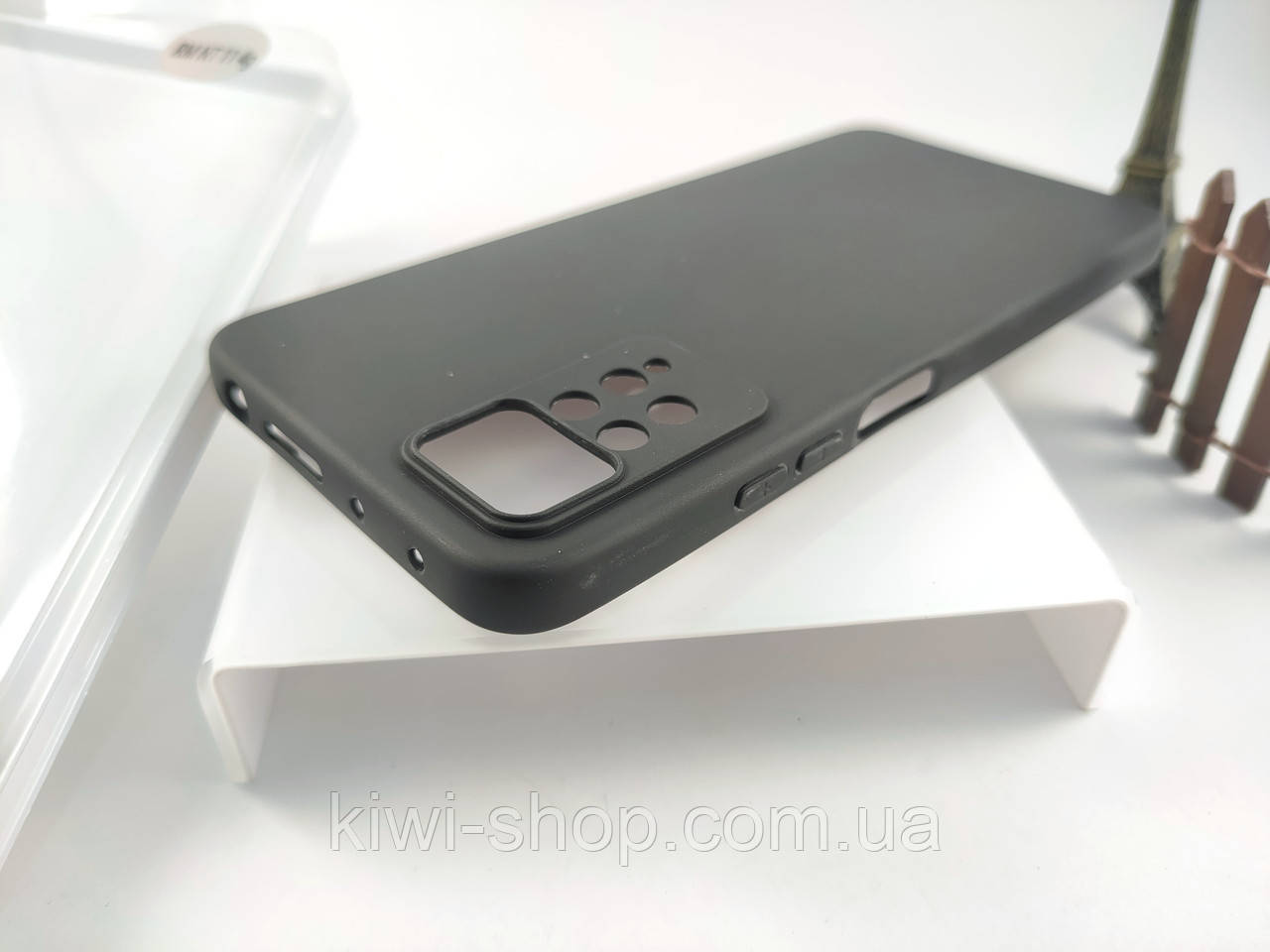 Чохол для Xiaomi Redmi Note 11 Pro 5G чорний матовий із захистом камери, чохол наредмі нот 11 про 5 г
