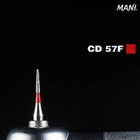 Алмазний бор CD-57F. Полум'яподібний, (ISO 247/007)