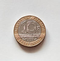 10 франков Франция 1989 г.