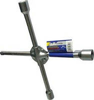 Ключ балонний хрестовий посилений 16, 17, 19, 22 мм, 14х355 мм (1/2) Сталь 48400