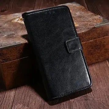 Чохол книжка з візитницею шкіряний протиударний для Tecno Pova 4 Pro "BENTYAGA"