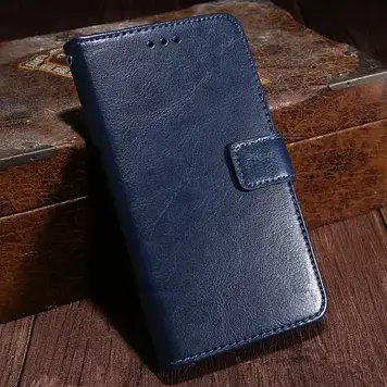 Чохол книжка з візитницею шкіряний протиударний для Tecno Pova 4 Pro "BENTYAGA"