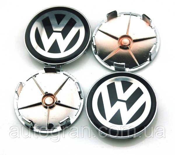 Заглушки ковпачки легкосплавних дисків VW Volkswagen 68мм