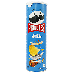 Чипси сіль та оцет Прінглс Pringles salt&vinegar 165g 19шт/ящ (Код: 00-00011976)