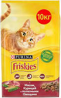 Сухой корм для кошек Purina Friskies 10 кг Мясное ассорти