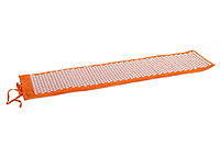 Коврик массажно-акупунктурный MS-1273 с завязками (Оранжевый)
