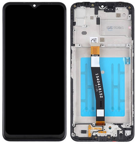 Дисплей Samsung Galaxy A22 A226 с тачскрином и рамкой, оригинал 100% Service Pack, Black, фото 2