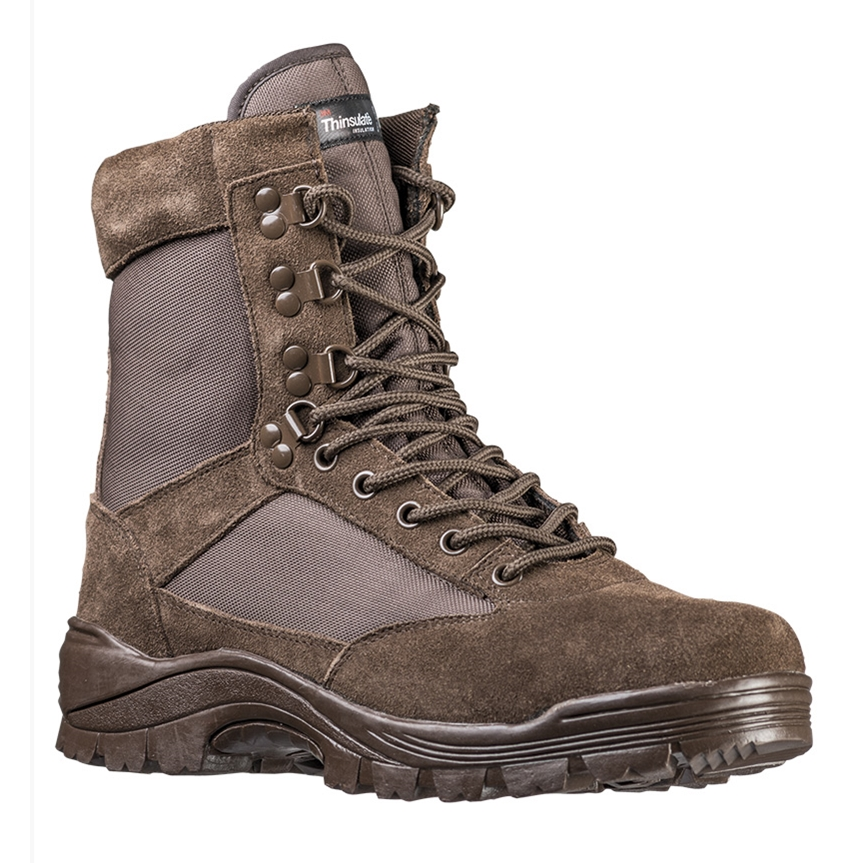 Черевики Mil-Tec® Tactic Boots With YKK Zipper - Brown
