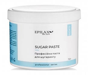 Безкислотна цукрова паста для шугарінгу Epilax Professional щільність Soft, 750г