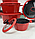 Набір кухонного посуду Edenberg EB-5647 з ангтипригарным покриттям з 12 предметів (Червоний), фото 2