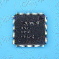Декодер видео NTSC/PAL/SECAM Techwell TW2867-QLA2-CR LQFP128