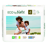 Органические подгузники трусики Eco by Naty Размер 4 (от 8 до 15 кг) 22 шт