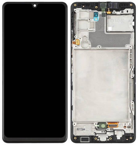 Дисплей Samsung Galaxy A42 A426 с тачскрином и рамкой, оригинал 100% Service Pack, Black, фото 2