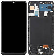 Дисплей Samsung Galaxy A50 A505 з тачскріном та рамкою, Оригінал 100% Service Pack, Black