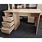 Комп'ютерний стіл для підлітка Сокме Студент 120х55х76 см дуб сонома з ящиками, фото 5