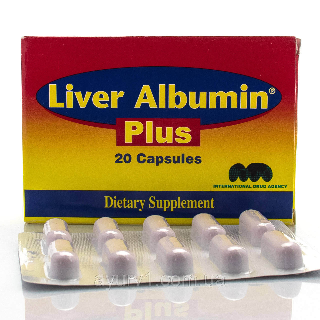 Печень Liver Albumin Plus International Drug Agency 20 таб