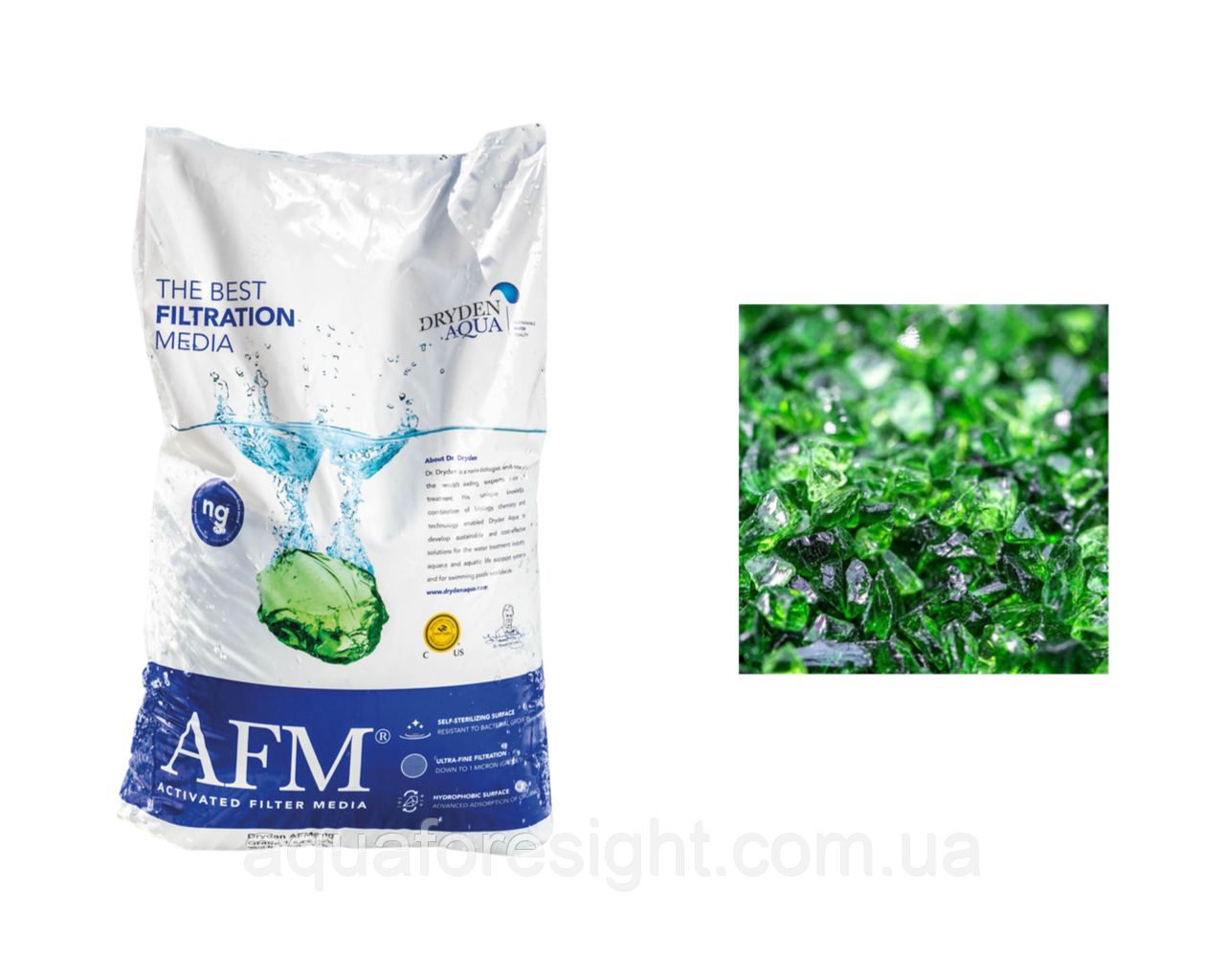 Фільтруючий матеріал AFM ng 1 / 0,4-0,8 mm (для видалення органіки) 25 кг