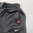 Чоловічі спортивні штани з манжетами 48 чорні, фото 3