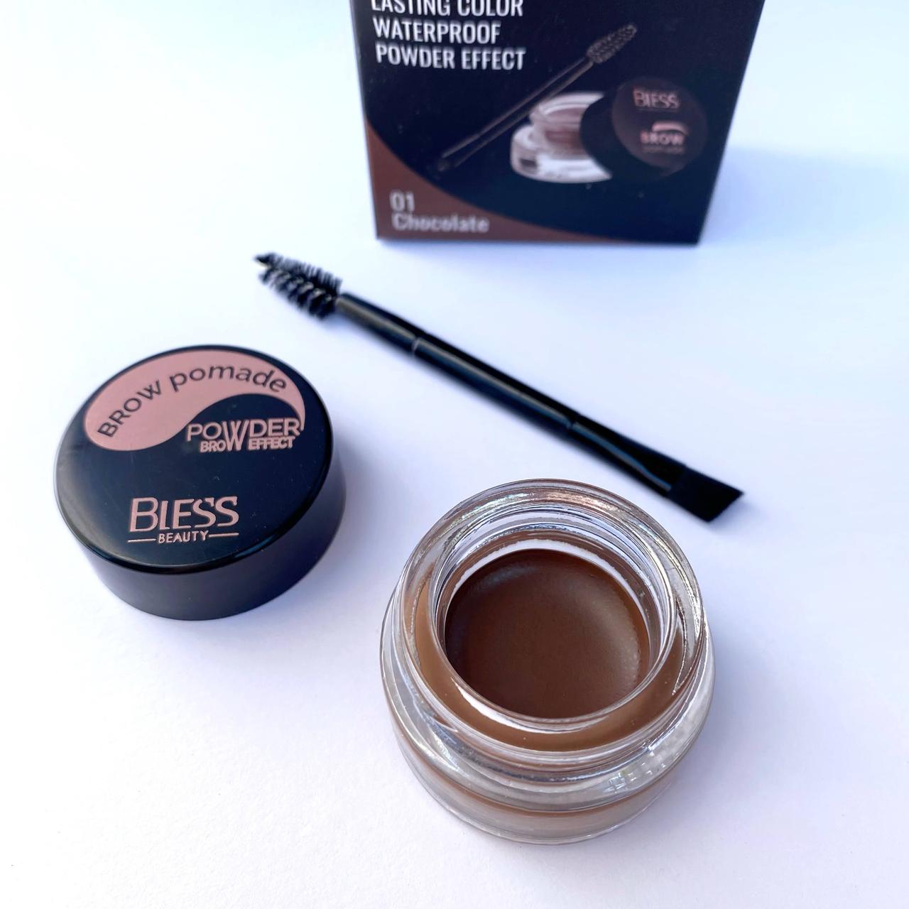 Помада для брів Bless Beauty Brow Pomade 01 Chocolate, фото 1