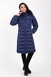 Жіночий пуховик Jack Wolfskin Helium Down Coat 1201511-19 фіолетово-синій L