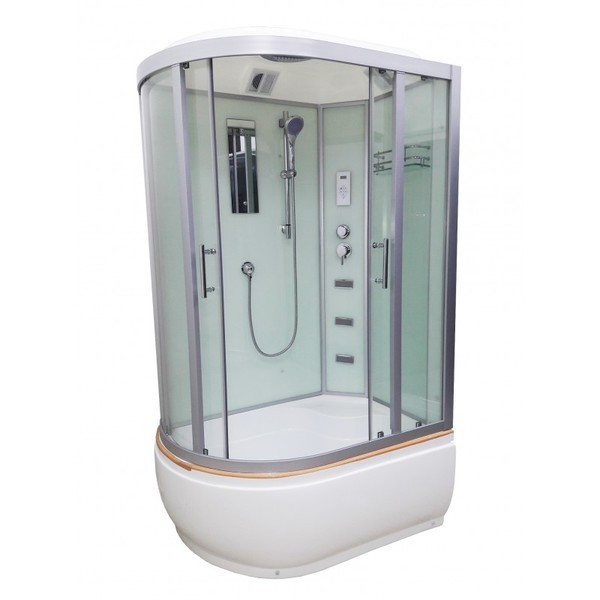 Душовий бокс Veronis BV-5-120 white ( R )  120х80х220, фото 1