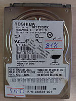 Жесткий диск Toshiba 120 Гб MK1252GSX 120 Гб SATA Проблемный!