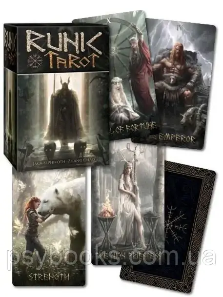 Sephiroth Jack, Chao Zhang, Elford Jaymi "Таро Runic (Руни) (карти)" Оригінал!, фото 1
