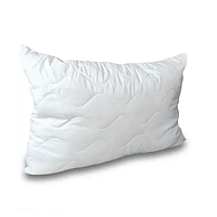 Подушка  стеганная антиаллергенная  для сна белого цвета хлопок 50х70