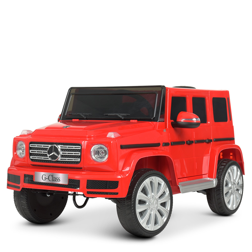 Дитячий електромобіль джип Mercedes (2 мотори по 25W, MP3, USB автоемаль) Джип Bambi JJ2077EBLR-3 Червоний