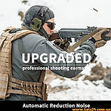 Активні навушники ZOHAN Leight Impact EM054 тактичні стрілкові навушники із шумозаглушенням для стрільців військових мисливців, фото 10