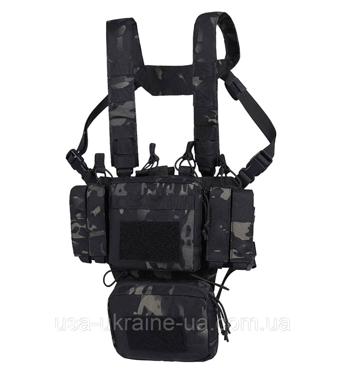 Регульований та знімний нагрудник VISMIX Tactical Chest Rig, фото 1