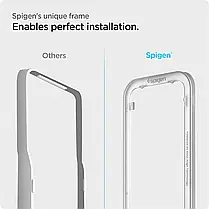 Захисне скло Spigen для iPhone 13/13 Pro — Glas.tR AlignMaster (2 шт.), Black, фото 6