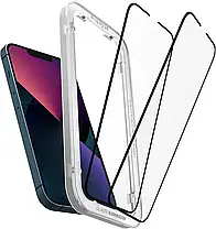 Захисне скло Spigen для iPhone 13/13 Pro — Glas.tR AlignMaster (2 шт.), Black, фото 3