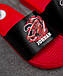 Чоловічі Шлепанці Nike Jordan Black Red 41, фото 4
