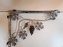 Кронштейн кований з виноградом арт.007 (400х350мм)