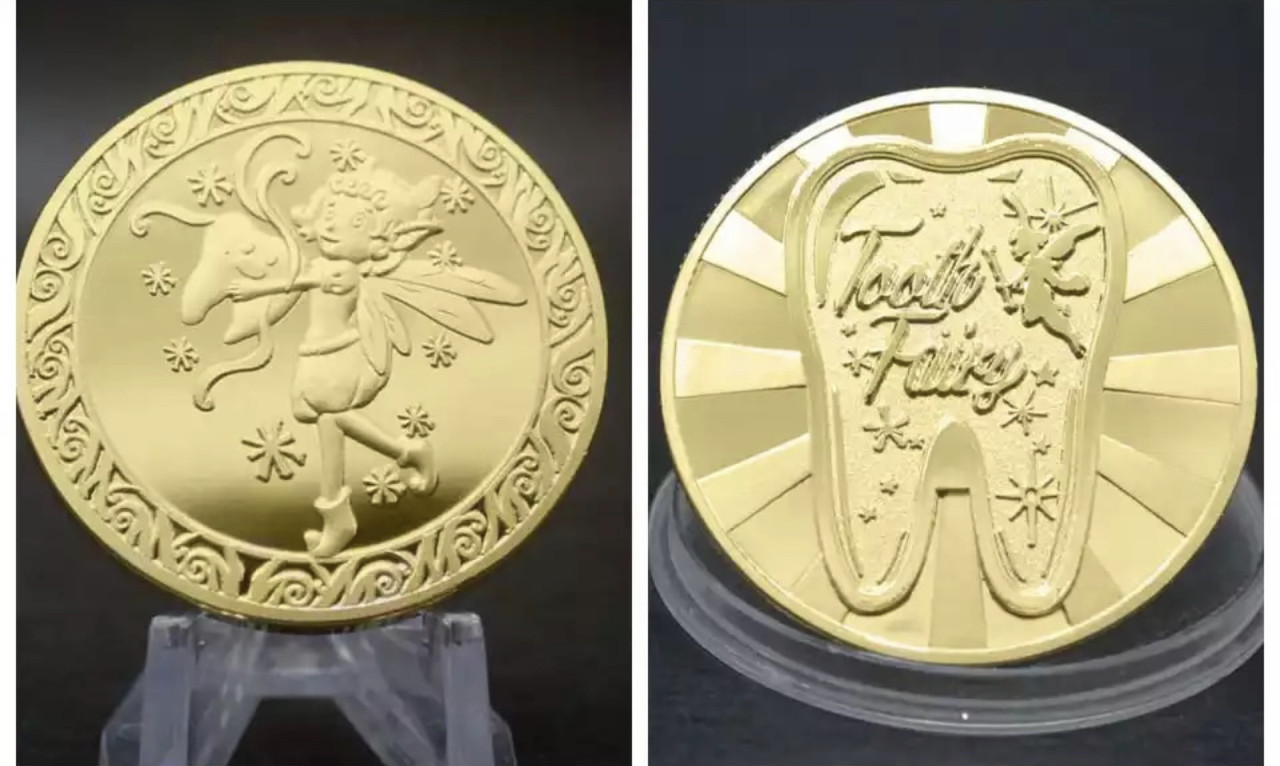 Монета на удачу подарунок для Стоматолога, фото 1