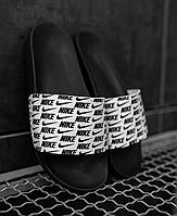 Мужские Шлепанцы Nike Black White 41