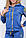 Стильний спортивний костюм жіночий Туреччина однотонний на змійці синій з 36 до 56 розмірів, фото 3