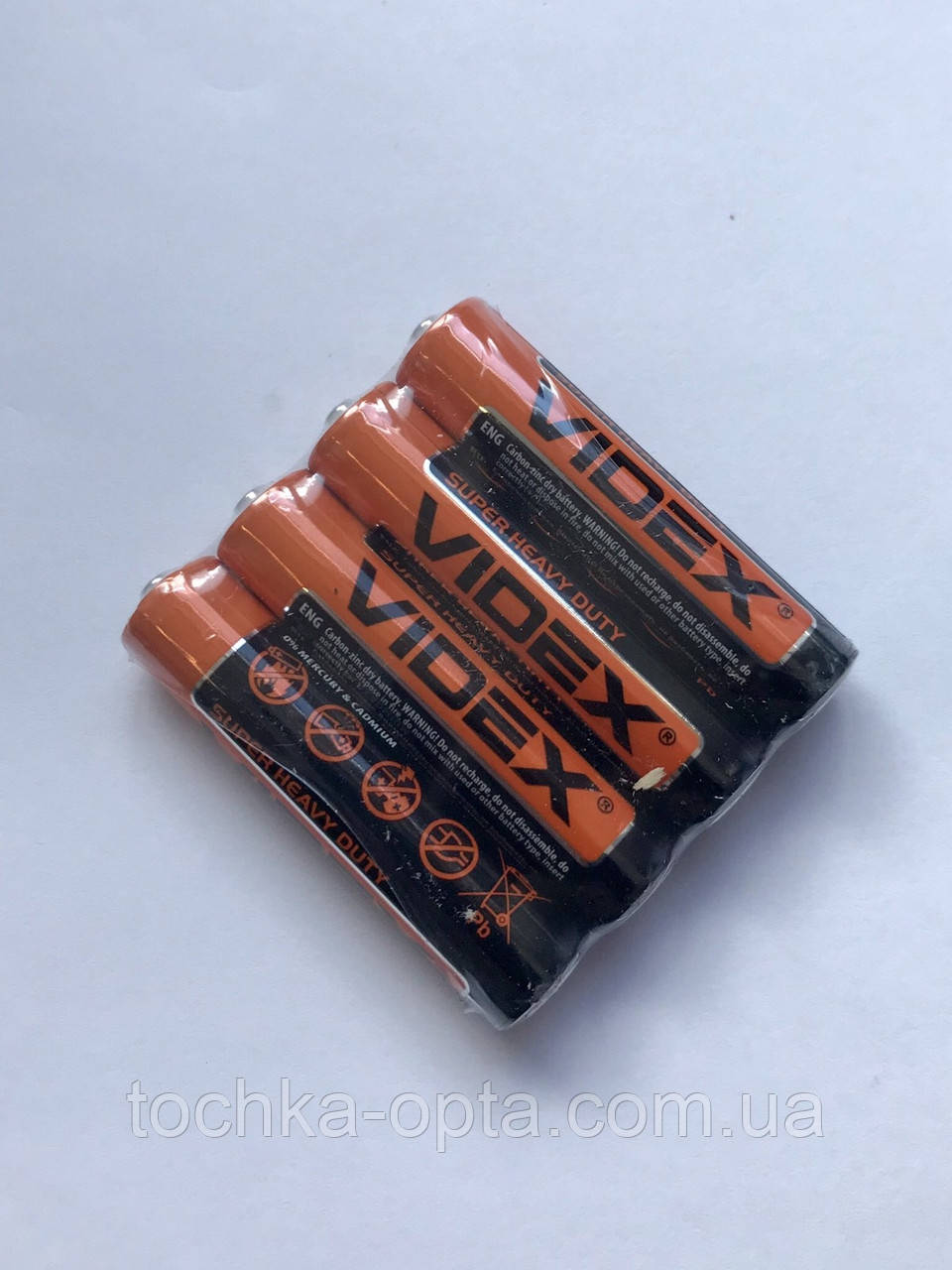 Батарейки пальчикові VIDEX, фото 1