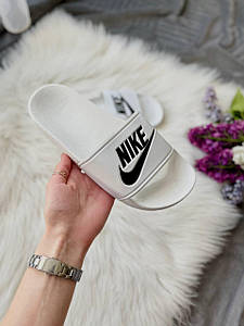 Жіночі Шльопанці Nike Slides Logo Swoosh 'White' 36-37-38-40