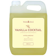 Профессиональное массажное масло «Vanilla cocktail» 3000 ml ванильное для массажа А8846-2