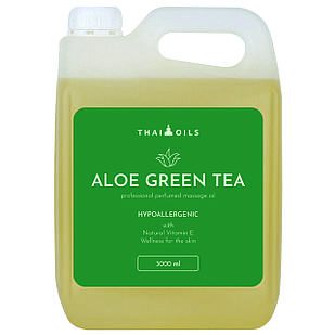 Професійна масажна олія «Aloe green tea» 3000 ml для масажу