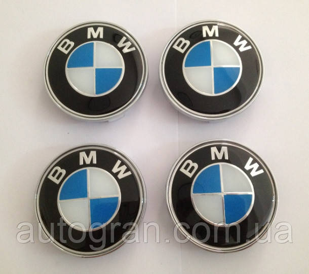 Заглушки ковпачки литих дисків BMW 60 мм