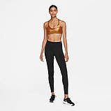 Топ жіночий спортивний Nike W INDY ICNCLSH SHIMMER BRA CT3783-750 ( золото), фото 4