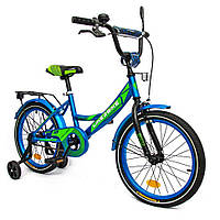 Велосипед дитячий 2-колісний 18" Sky, блакитний, рама сталь, з дзвінком